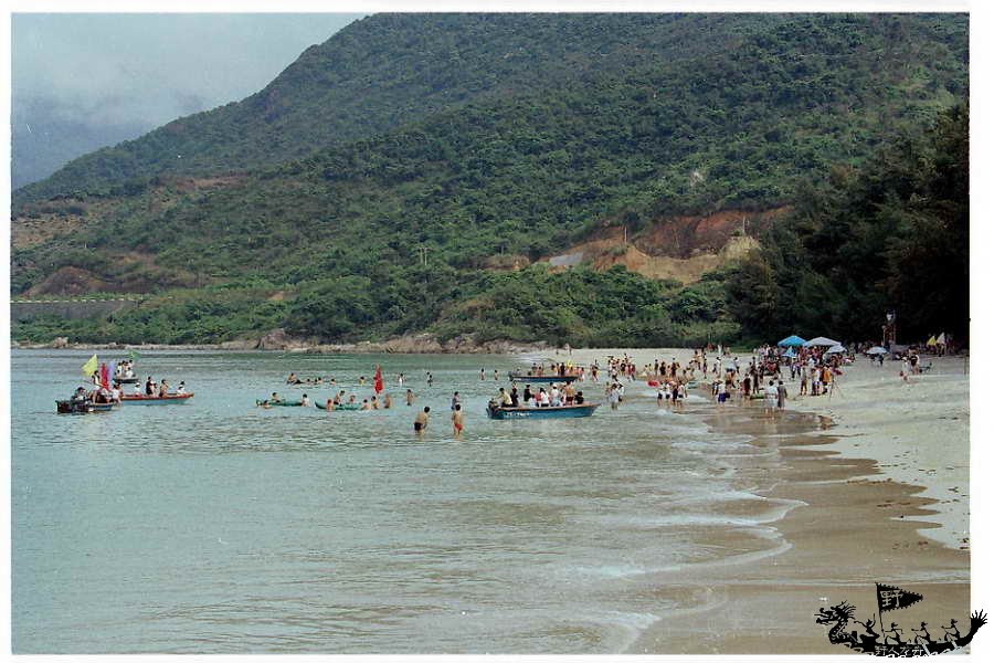 2002年磨房“龙舟赛”场地：桔钓沙沙滩